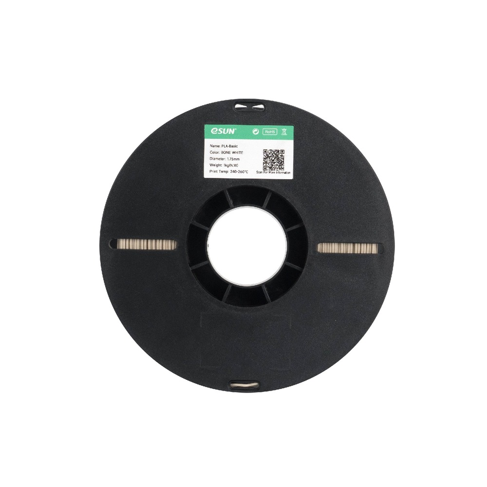 eSUN PLA-Basic Bone White 1.75mm 3D Printing Filament - Image 4