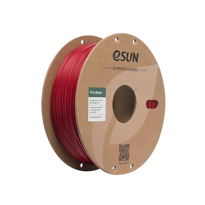 eSUN PLA-Basic Fire Engine Red 1.75mm Filament 1kg
