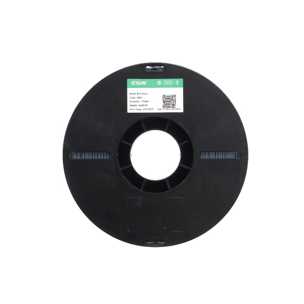 eSUN PLA-Basic Grey 1.75mm 3D Printing Filament - Image 2
