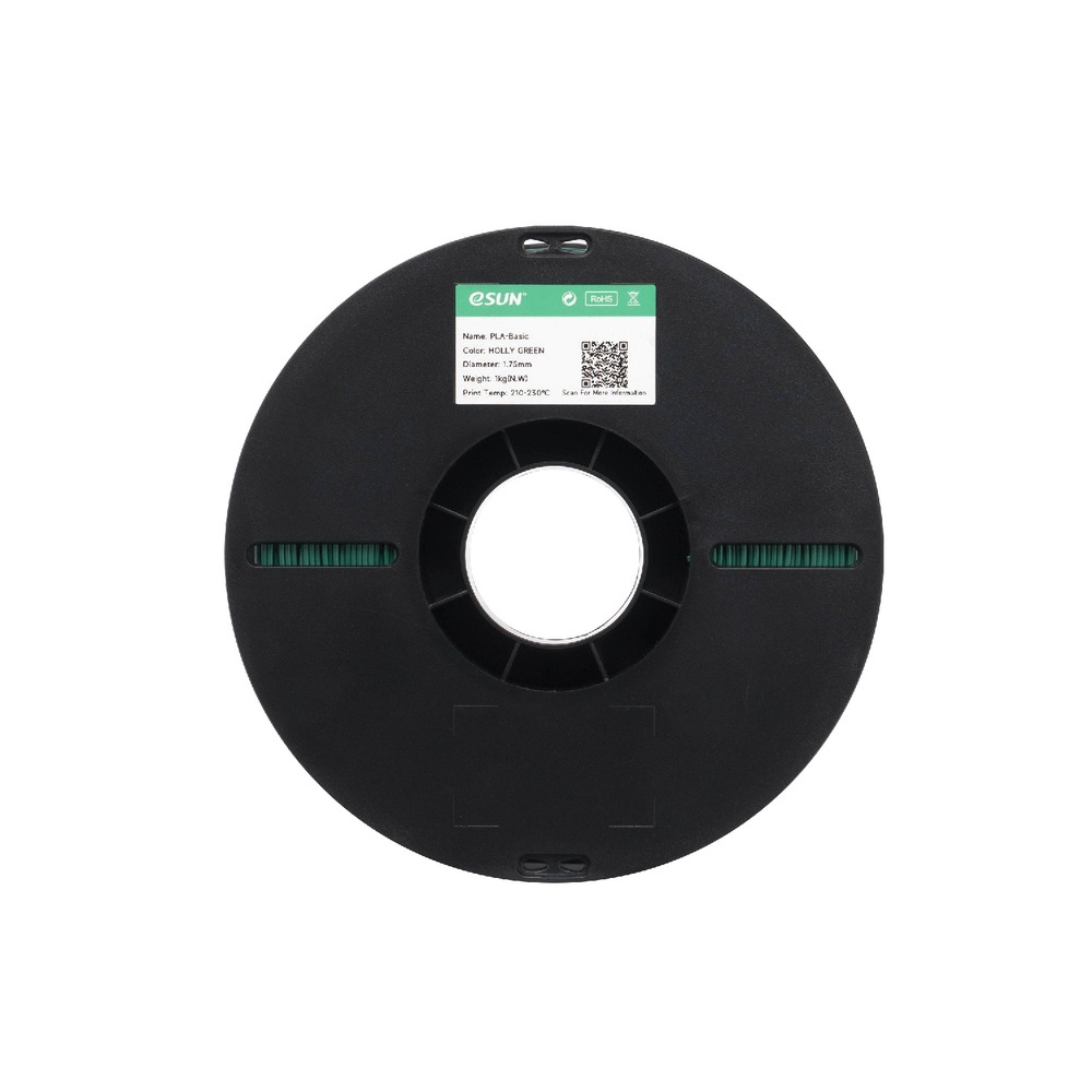 eSUN PLA-Basic Holly Green 1.75mm 3D Printing Filament - Image 2