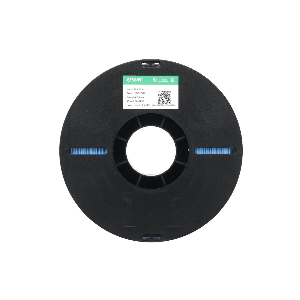 eSUN PLA-Basic Light Blue 1.75mm 3D Printer Filament - Image 4