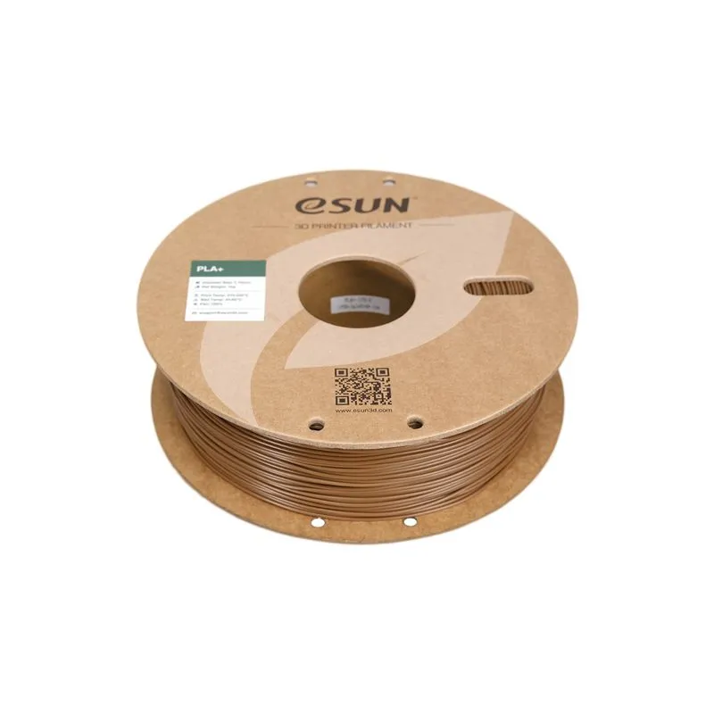 eSUN PLA+ Brown 1.75mm 3D Printer Filament Spool - Image 3