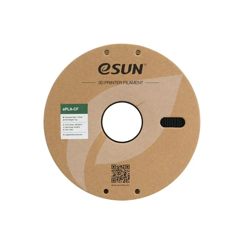 eSUN PLA-CF Green 1.75mm Carbon Fiber 3D Filament Spool - Image 4