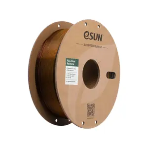 eSUN PLA-Clear Rainbow 1.75mm Filament, Translucent Orange Grey