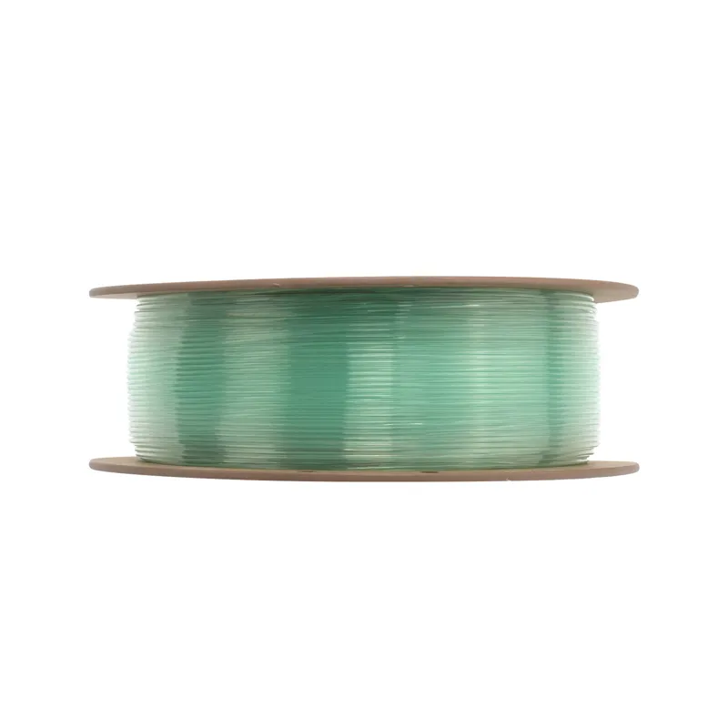 eSUN PLA-Clear Rainbow Cyan Crystal 1.75mm Filament - Image 3