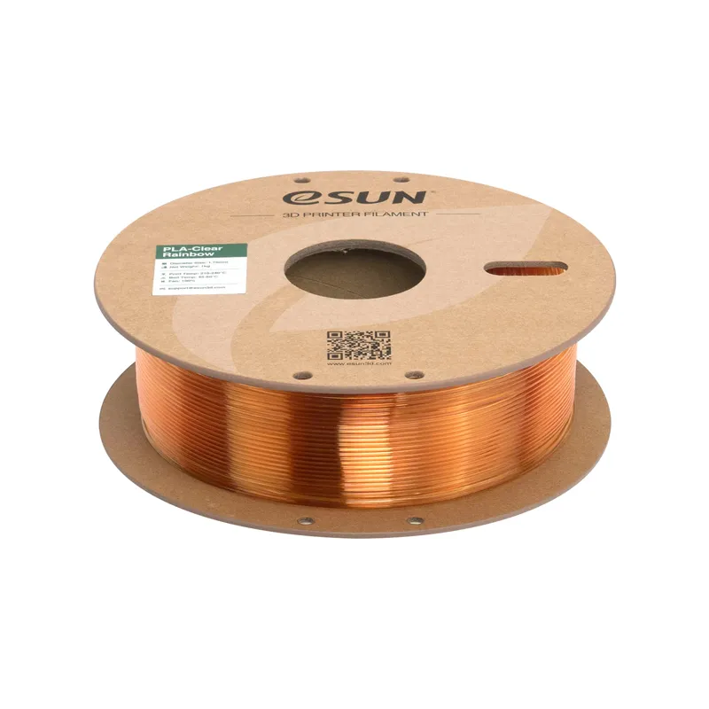 eSUN PLA-Clear Rainbow Flame Crystal 1.75mm Filament - Image 4
