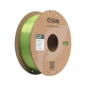 eSUN PLA-Clear Rainbow Green Crystal 1.75mm Filament