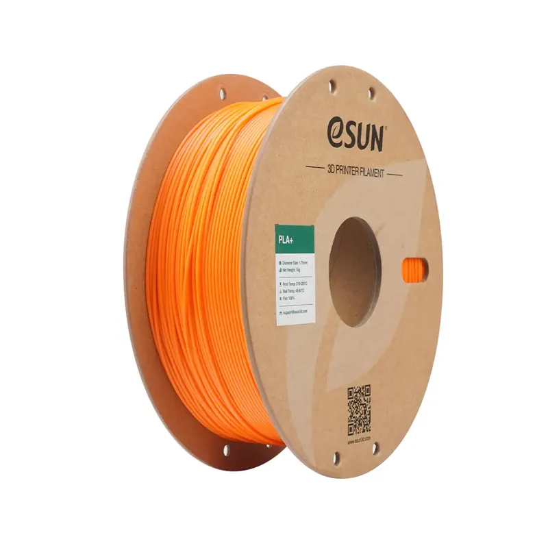 eSUN PLA+ Coral Orange 1.75mm Filament 1kg - Image 2
