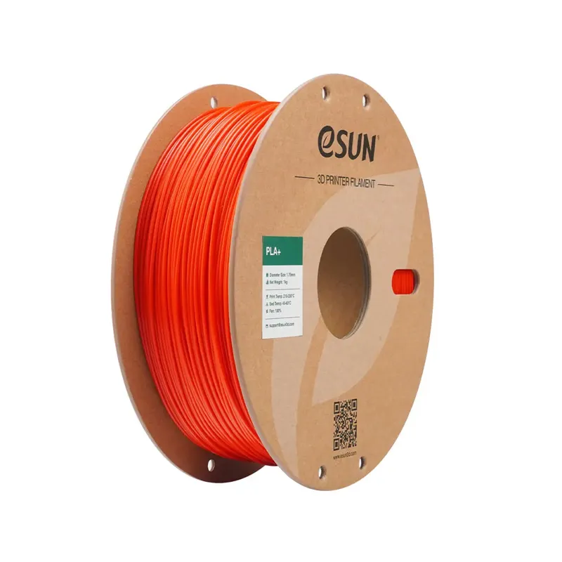 eSUN PLA+ Filament, RGB Red, 1.75mm, 1kg Spool - Image 2