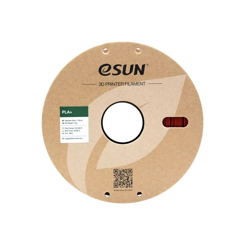 eSUN PLA+ Fire Engine Red 1.75mm 3D Printer Filament - Image 4