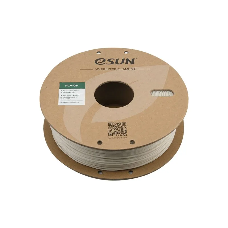 eSUN PLA-GF White 1.75mm 3D Printer Filament Spool - Image 2