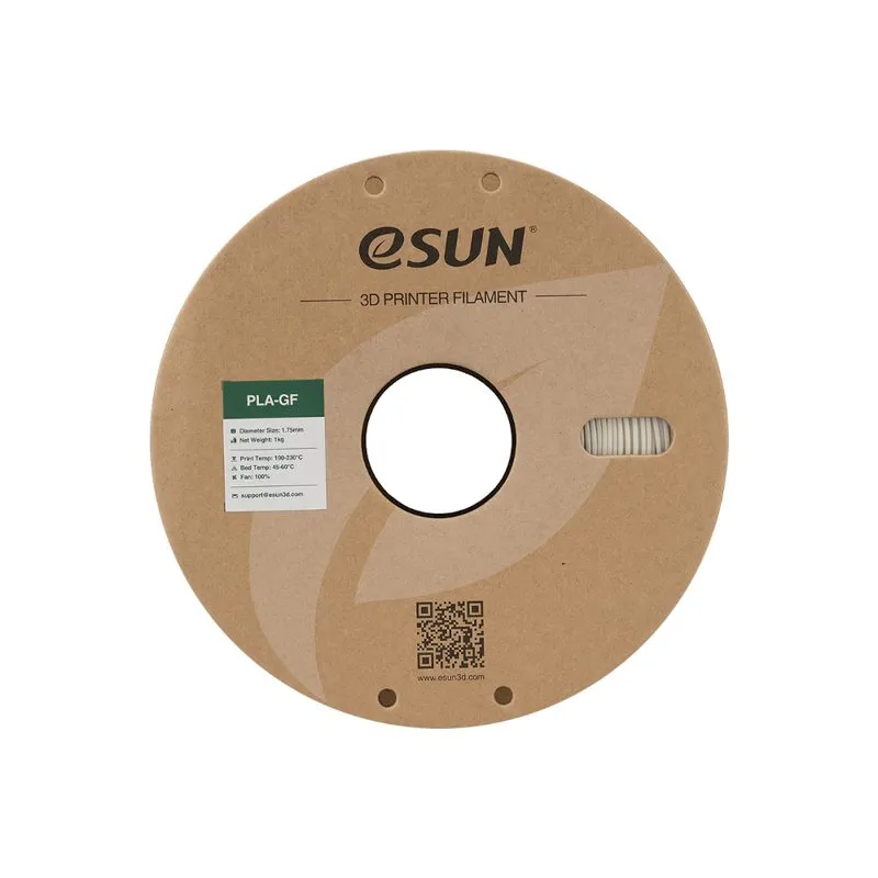 eSUN PLA-GF White 1.75mm 3D Printer Filament Spool - Image 4