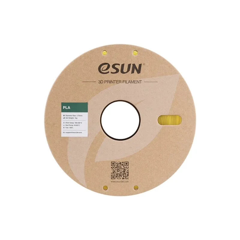 eSUN PLA Glass Lemon Yellow 1.75mm Filament - Image 2