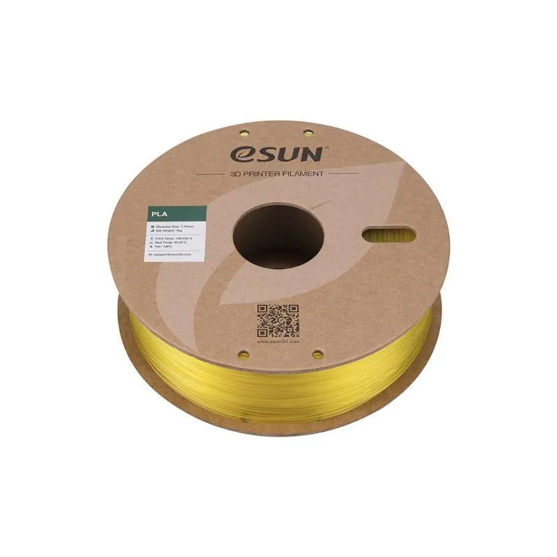 eSUN PLA Glass Lemon Yellow 1.75mm Filament - Image 3