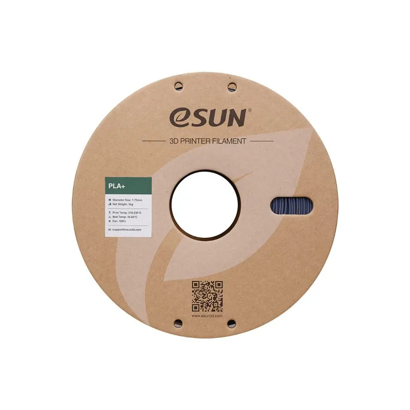 eSUN PLA+ Grey 1.75mm 1kg 3D Printer Filament - Image 2