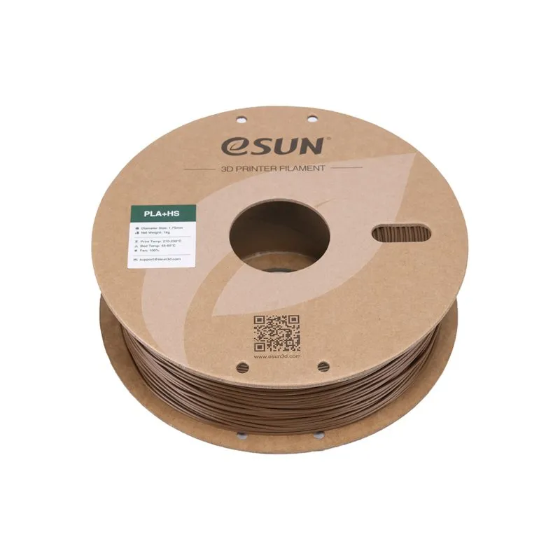 eSUN PLA+ HS 1.75mm 3D Printing Filament Brown - Image 2