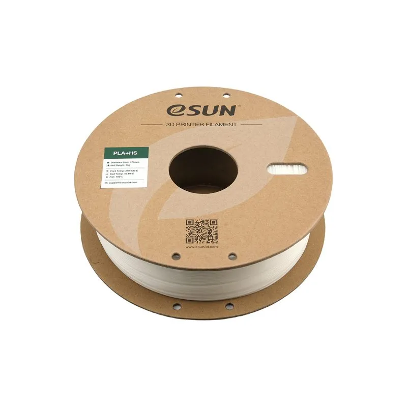 eSUN PLA+ HS 1.75mm 3D Printing Filament White - Image 2