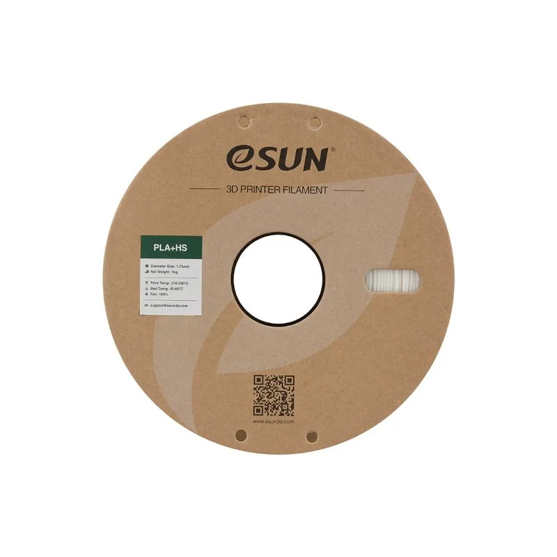 eSUN PLA+ HS 1.75mm 3D Printing Filament White - Image 4