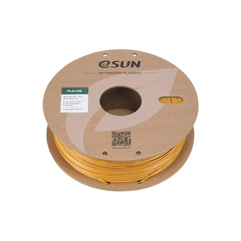 eSUN PLA+ HS Gold 1.75mm High-Speed 3D Filament - Image 2