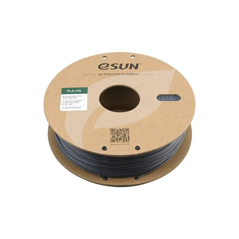 eSUN PLA+ HS Grey 1.75mm High-Speed 3D Filament - Image 2