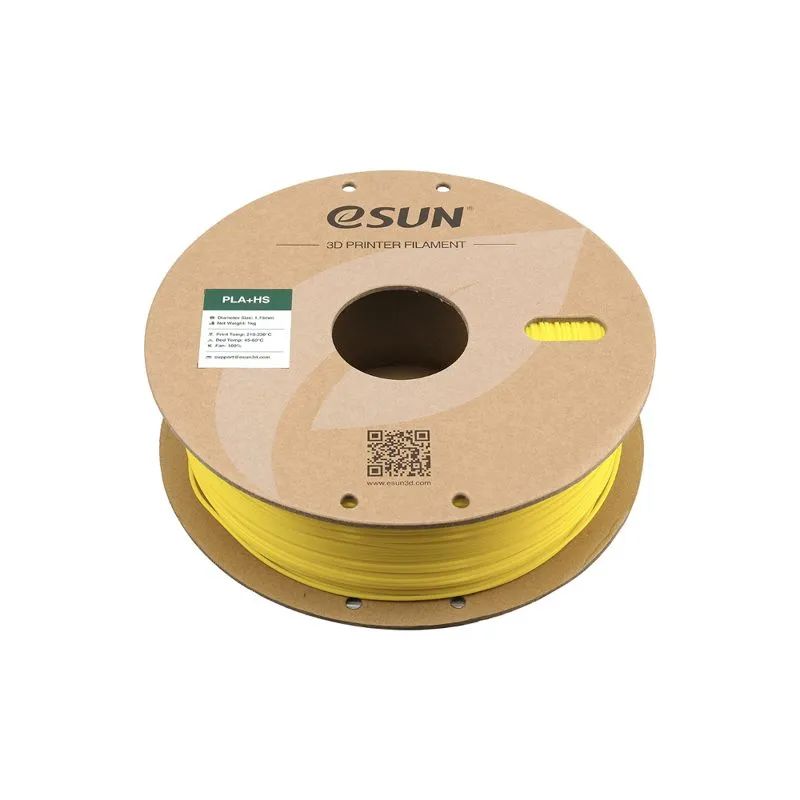 eSUN PLA+ HS Yellow 1.75mm 3D Printer Filament - Image 2