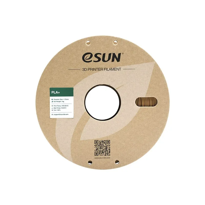 eSUN PLA+ Light Brown 1.75mm FDM 3D Printing Filament - Image 2