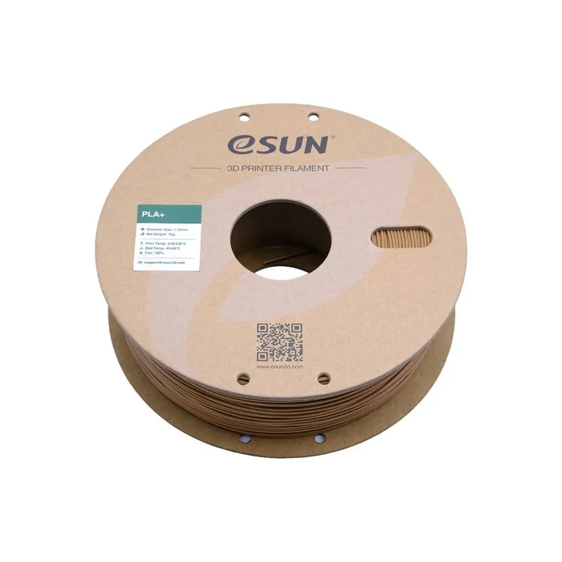 eSUN PLA+ Light Brown 1.75mm FDM 3D Printing Filament - Image 3