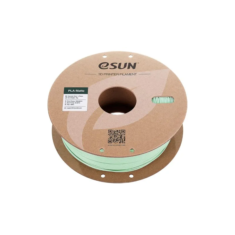 eSUN PLA-Matte 1.75mm Filament - Mint Green 1kg Spool - Image 2