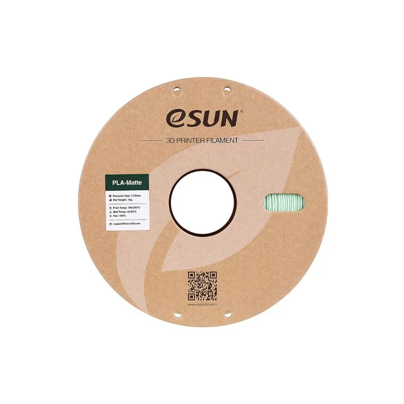 eSUN PLA-Matte 1.75mm Filament - Mint Green 1kg Spool - Image 4