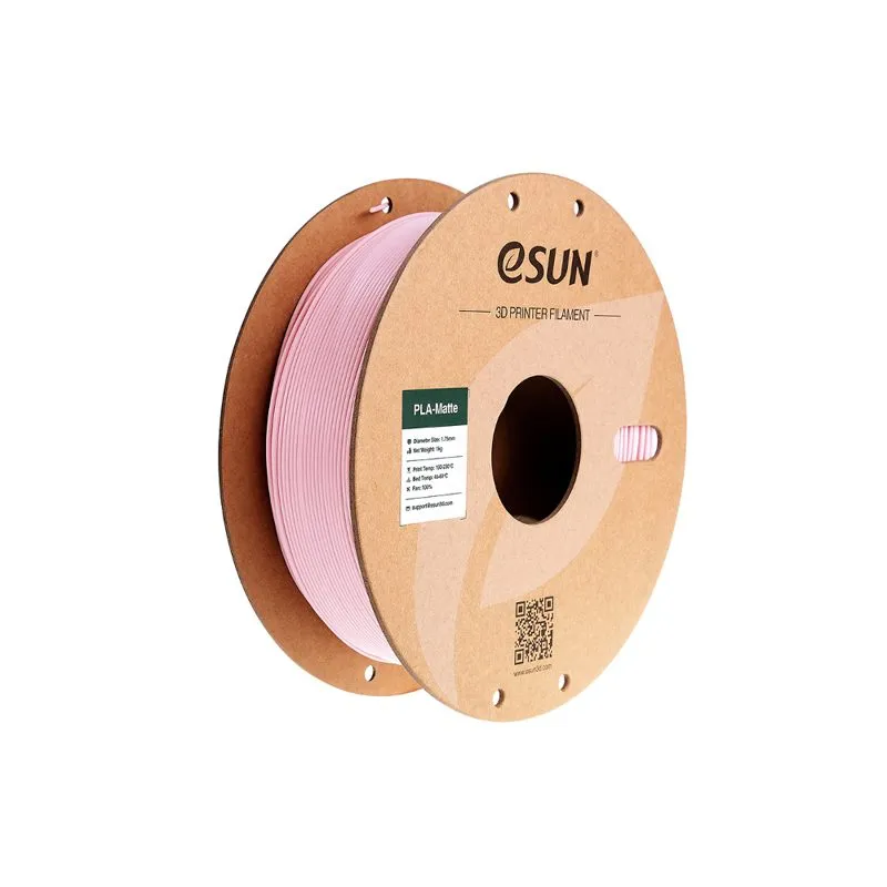 eSUN PLA-Matte Peach Pink 1.75mm 1kg Filament