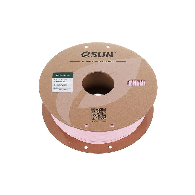 eSUN PLA-Matte Peach Pink 1.75mm 1kg Filament - Image 2