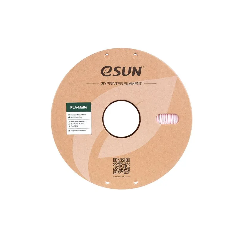 eSUN PLA-Matte Peach Pink 1.75mm 1kg Filament - Image 4