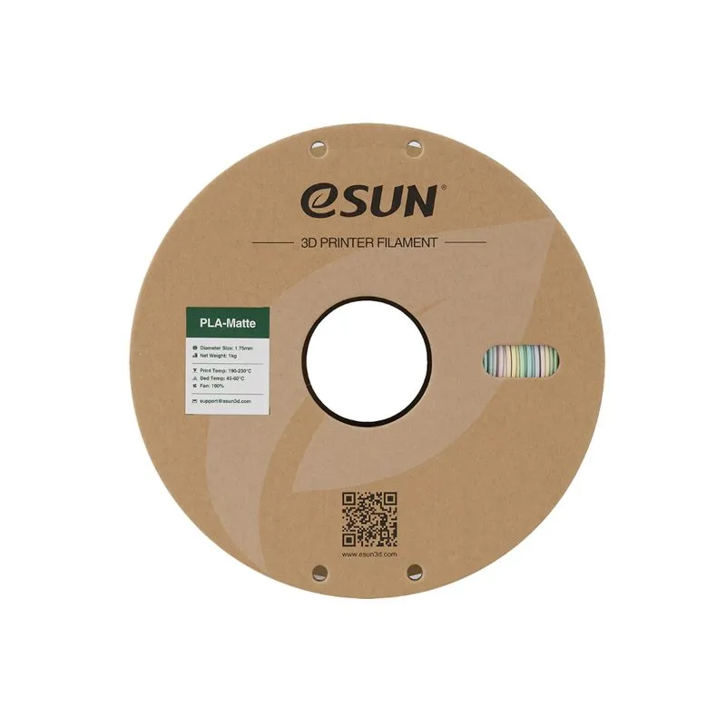 eSUN PLA-Matte Rainbow 1.75mm 3D Printer Filament 1kg - Image 4