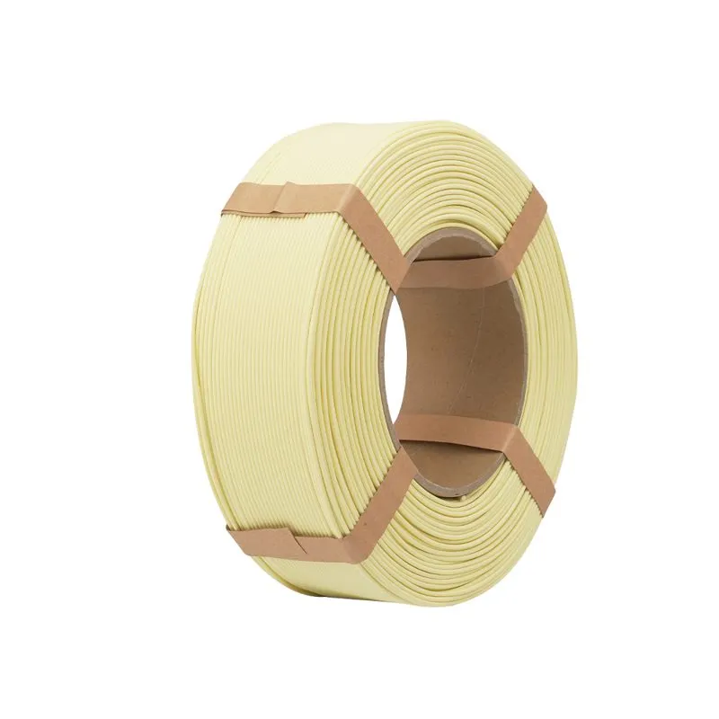 eSUN PLA-Matte Refill Filament - Almond Yellow 1.75mm