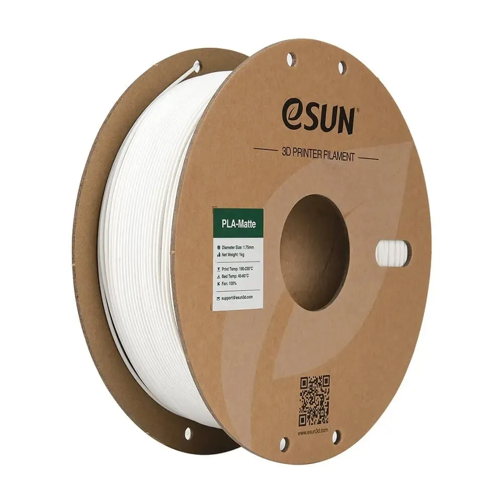 eSUN PLA-Matte Refill Filament - Milky White 1.75mm - Image 2