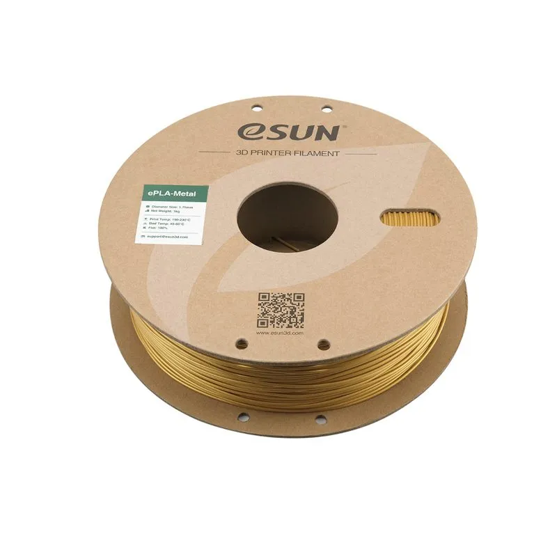 eSUN PLA-Metal Gold 1.75mm 3D Printer Filament - Image 3