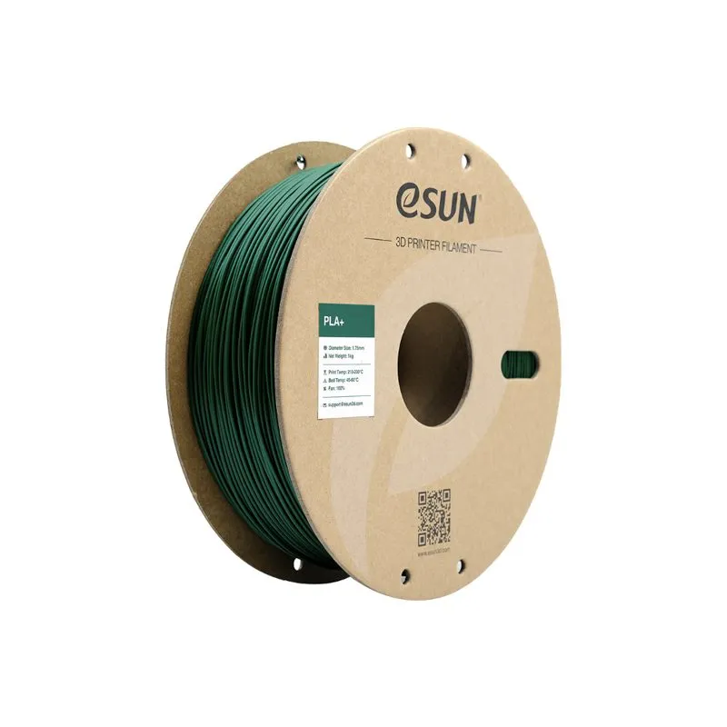eSUN PLA+ Pine Green 1.75mm 3D Printing Filament
