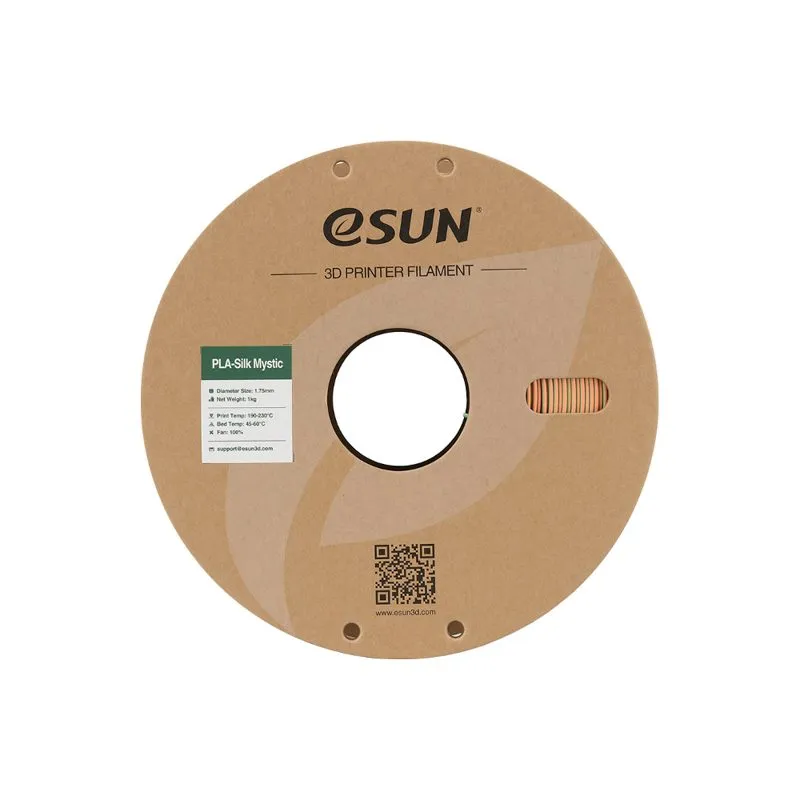 eSUN PLA-Silk Mystic Blue Orange Green 1.75mm Filament - Image 4