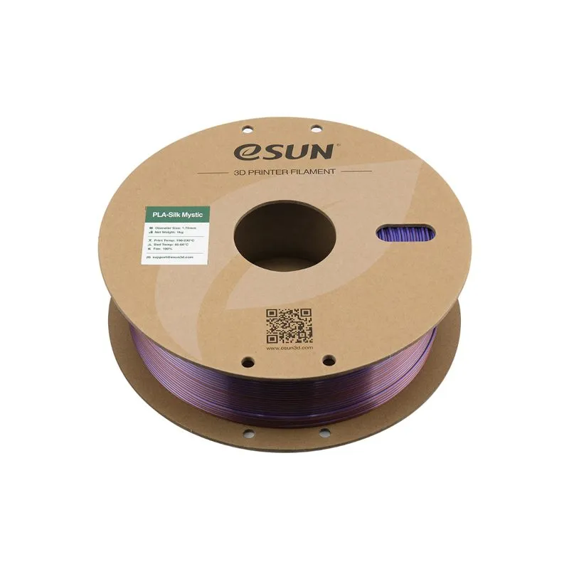 eSUN PLA-Silk Mystic Copper Purple Green 1.75mm Filament - Image 2