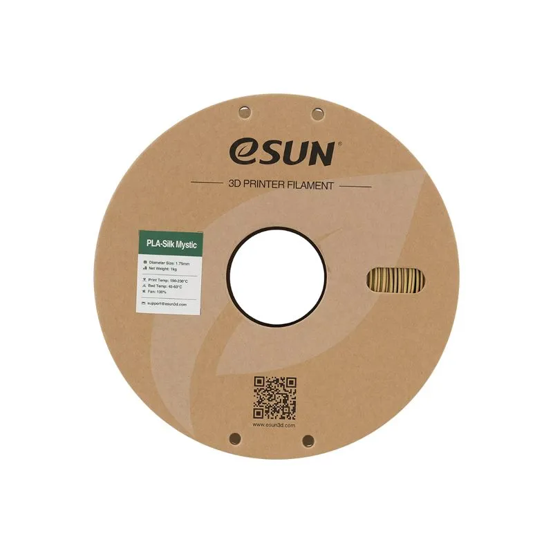 eSUN PLA-Silk Mystic Gold Green Black 1.75mm Filament - Image 4