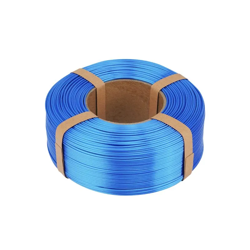 eSUN PLA-Silk Refill Filament, 1.75mm, Cyan - Image 2