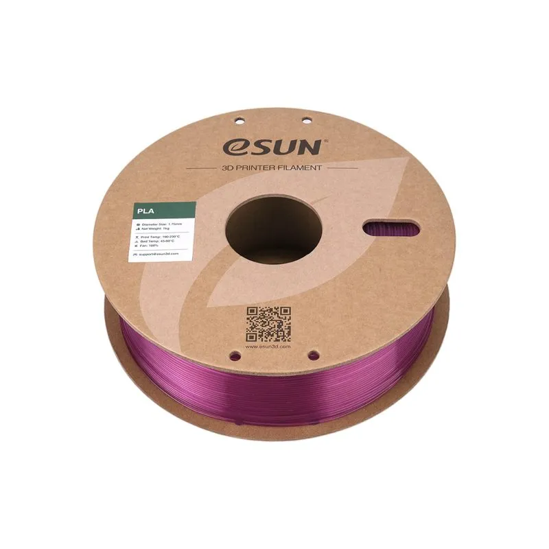 eSUN PLA Transparent Glass Purple 1.75mm Filament - Image 3