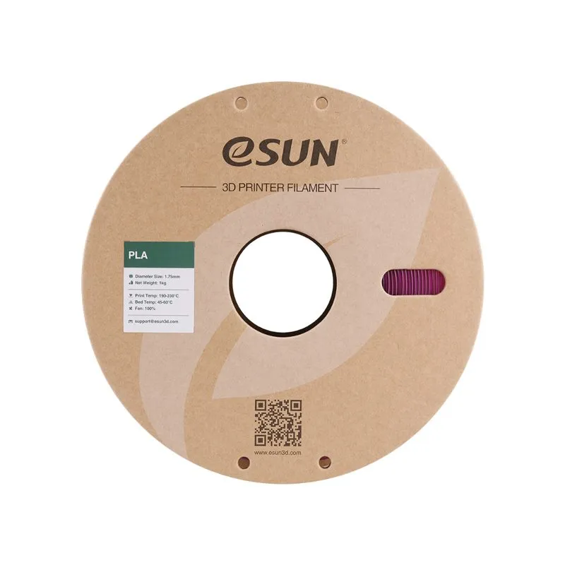 eSUN PLA Transparent Glass Purple 1.75mm Filament - Image 4