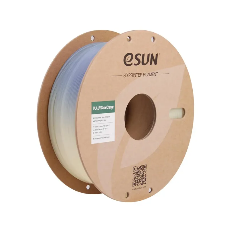 eSUN PLA-UV Color Change Blue 1.75mm Filament 1kg - Image 2