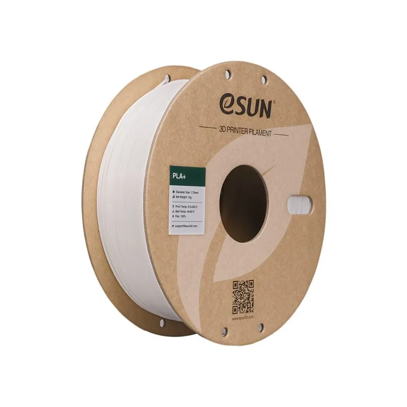 eSUN PLA+ White 1.75mm 3D Printer Filament