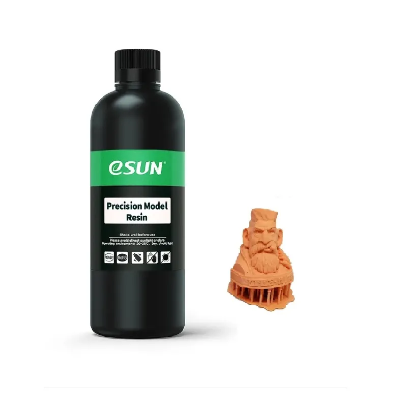 eSUN Precision Model Resin Orange Red 0.5kg - Image 2