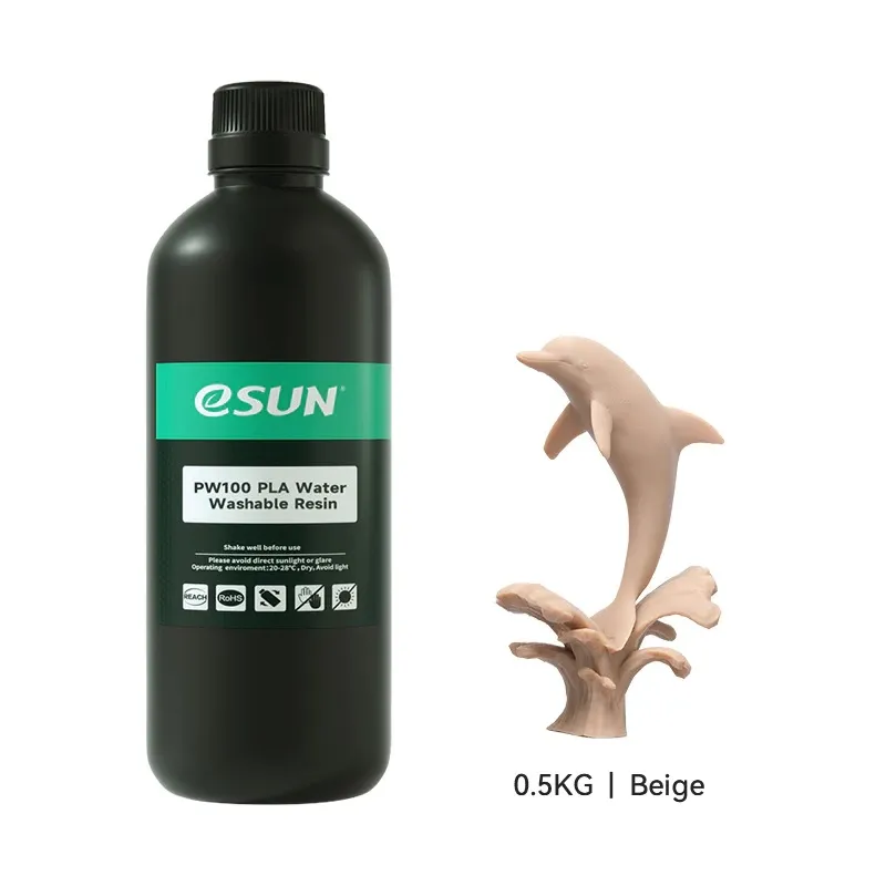 eSUN PW100 PLA Water Washable Resin, Beige 1kg - Image 2