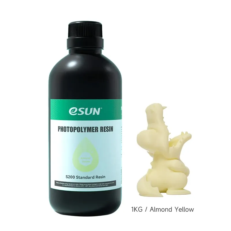 eSUN S200 Standard Resin, Almond Yellow 1kg - Image 2