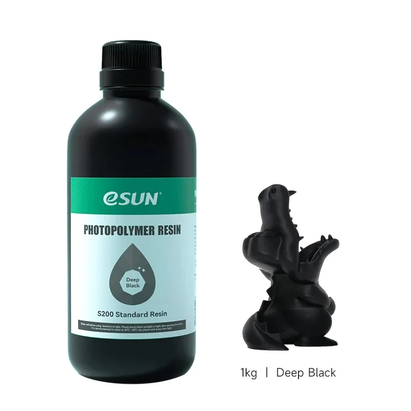 eSUN S200 Standard Resin - Deep Black, 1kg - Image 2