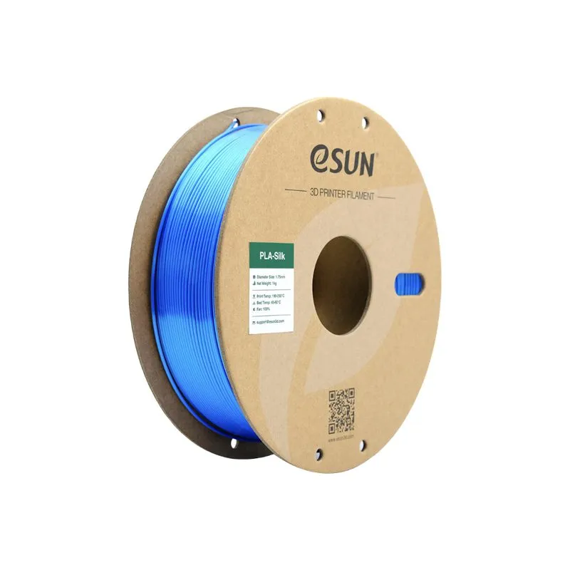 eSUN Silk PLA Blue 1.75mm 3D Printing Filament